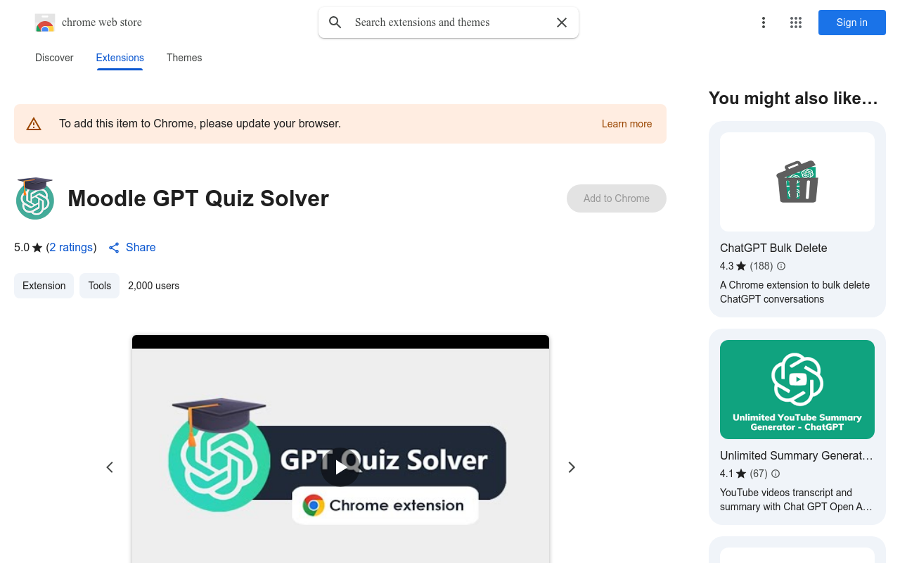 Moodle GPT Quiz Solver