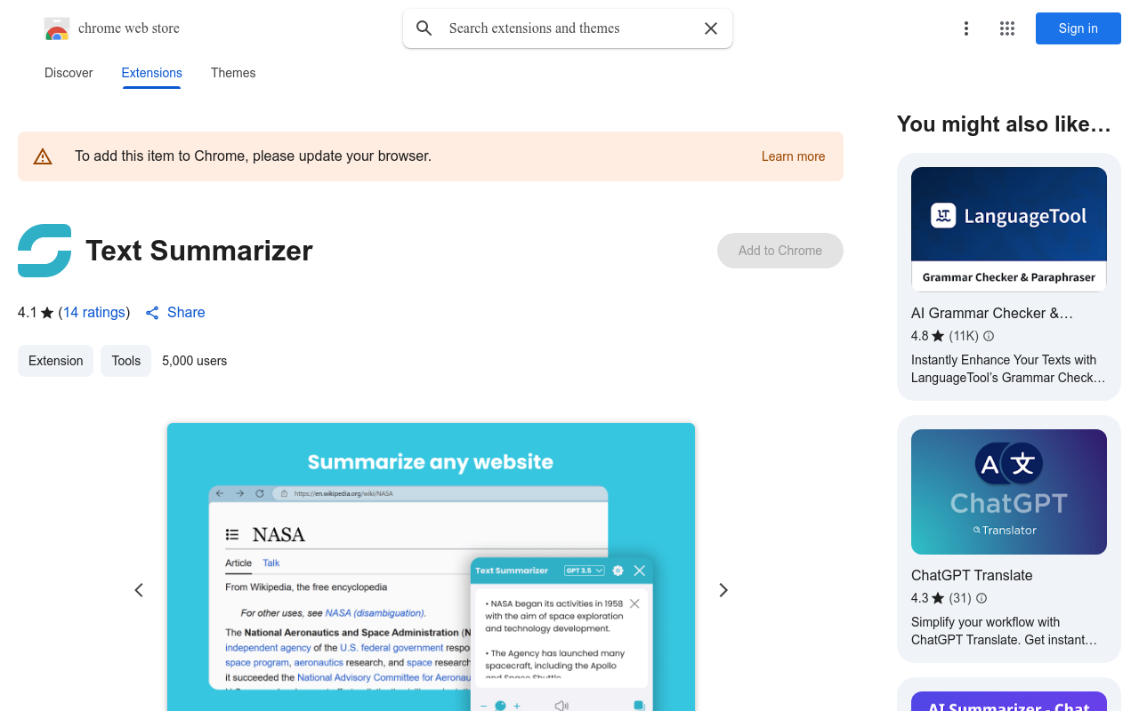 Text Summarizer