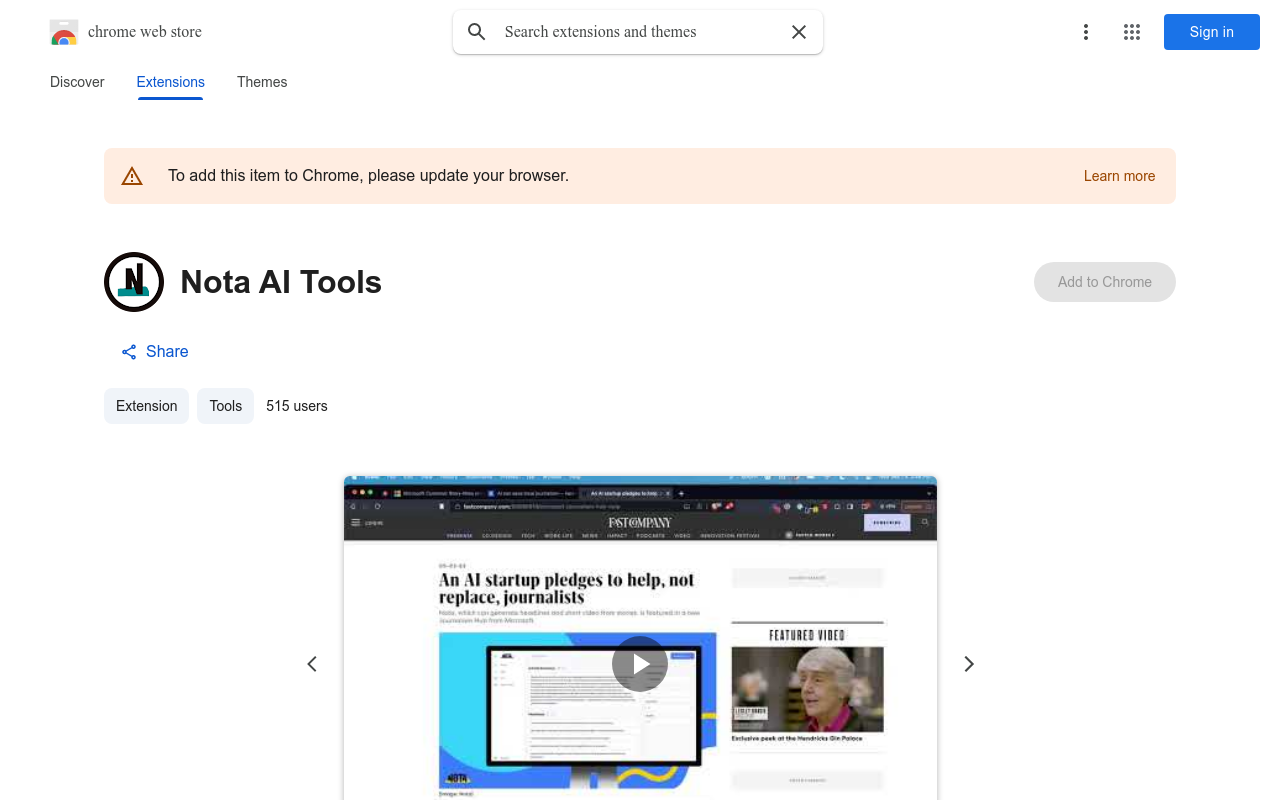 Nota AI Tools
