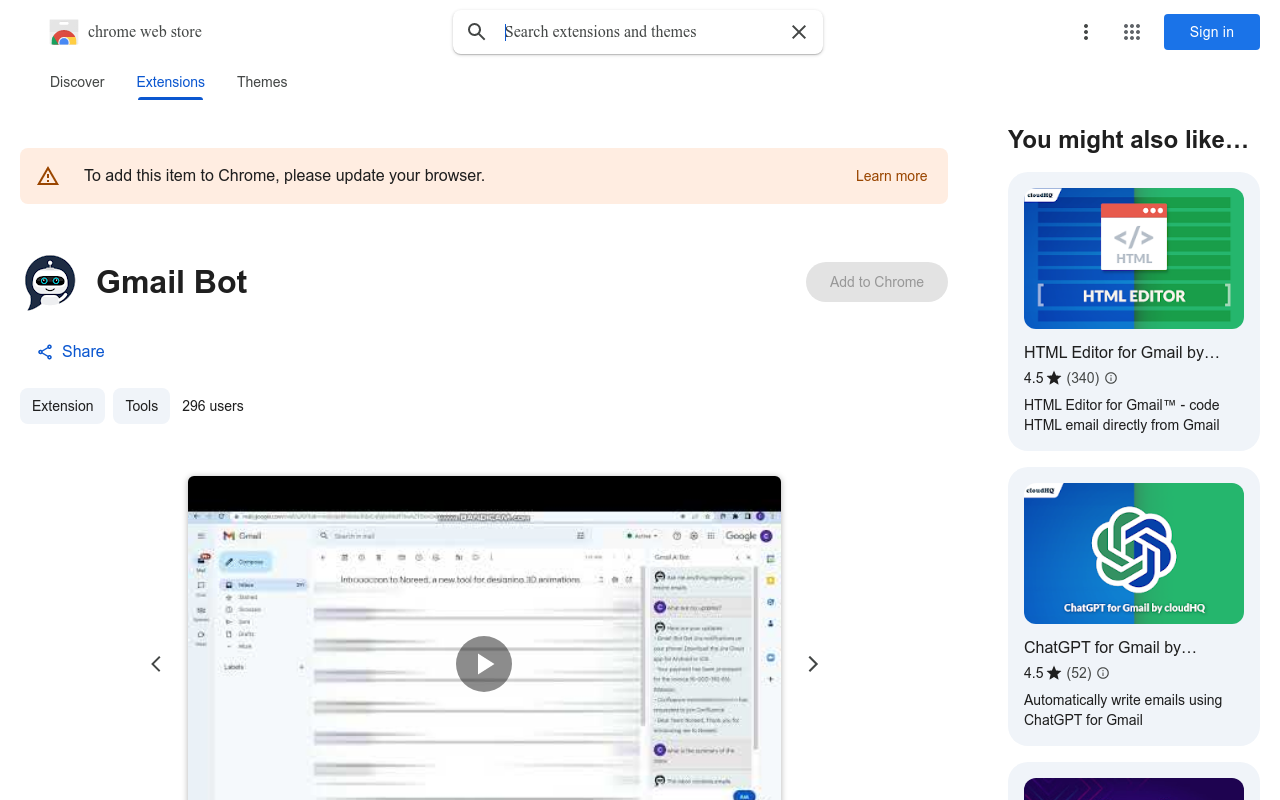 Gmail Bot