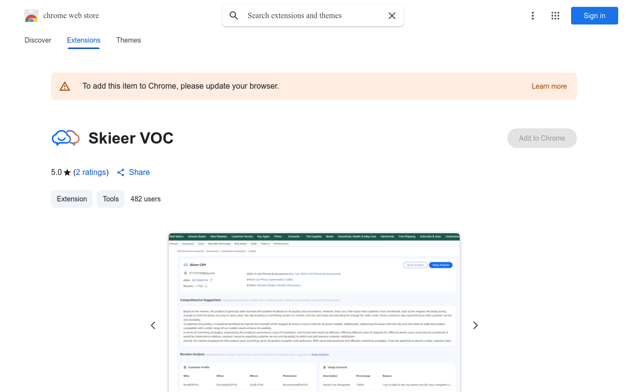 Skieer VOC