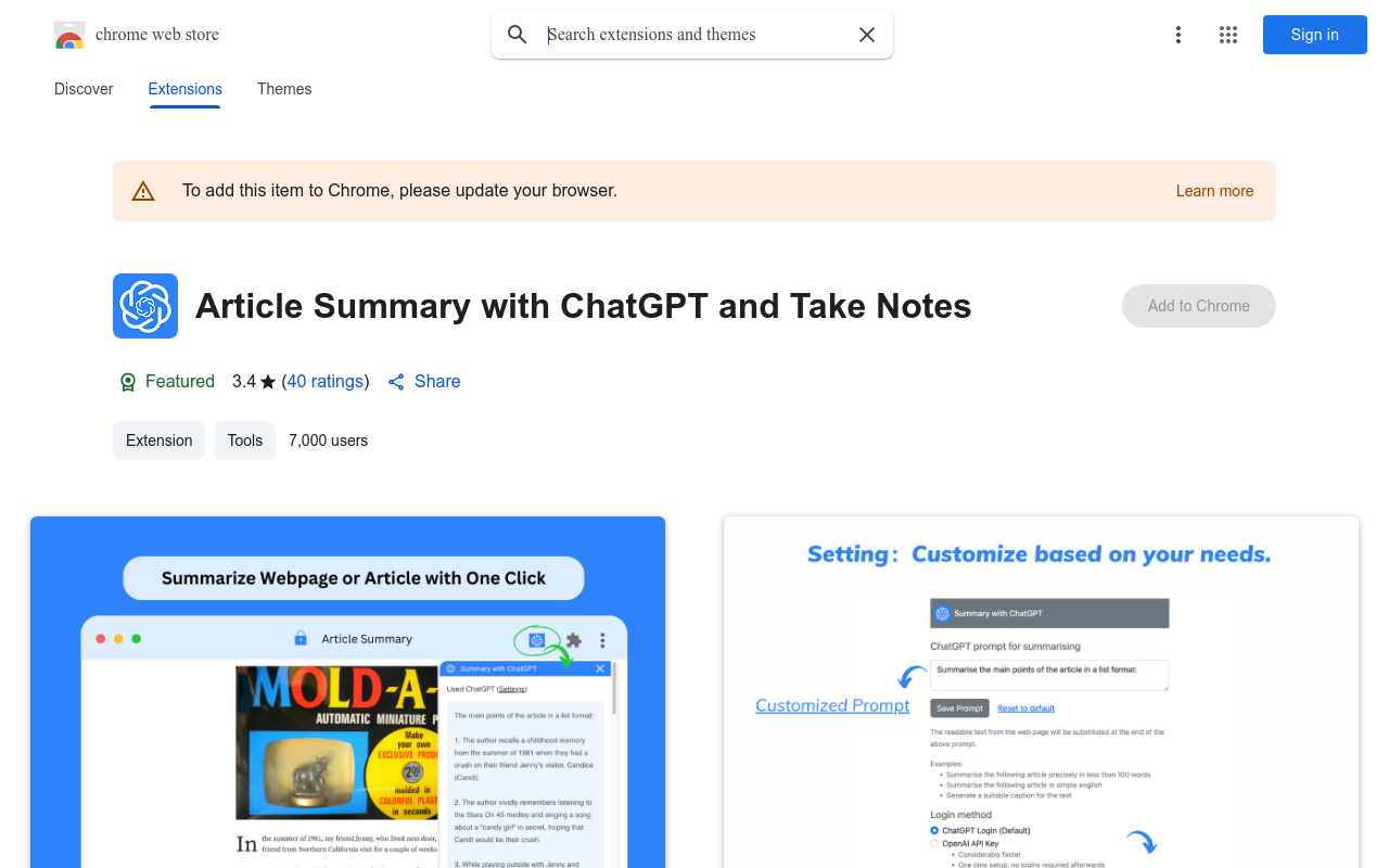 Article Summary with ChatGPT and Take Notes