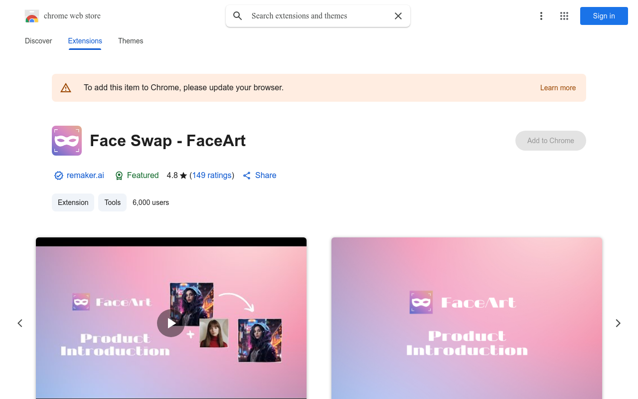Face Swap - FaceArt