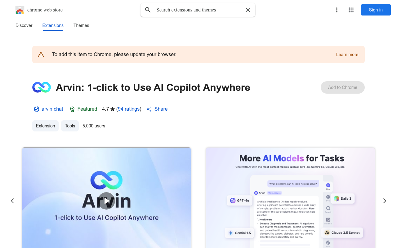 Arvin: 1-click to Use AI Copilot Anywhere