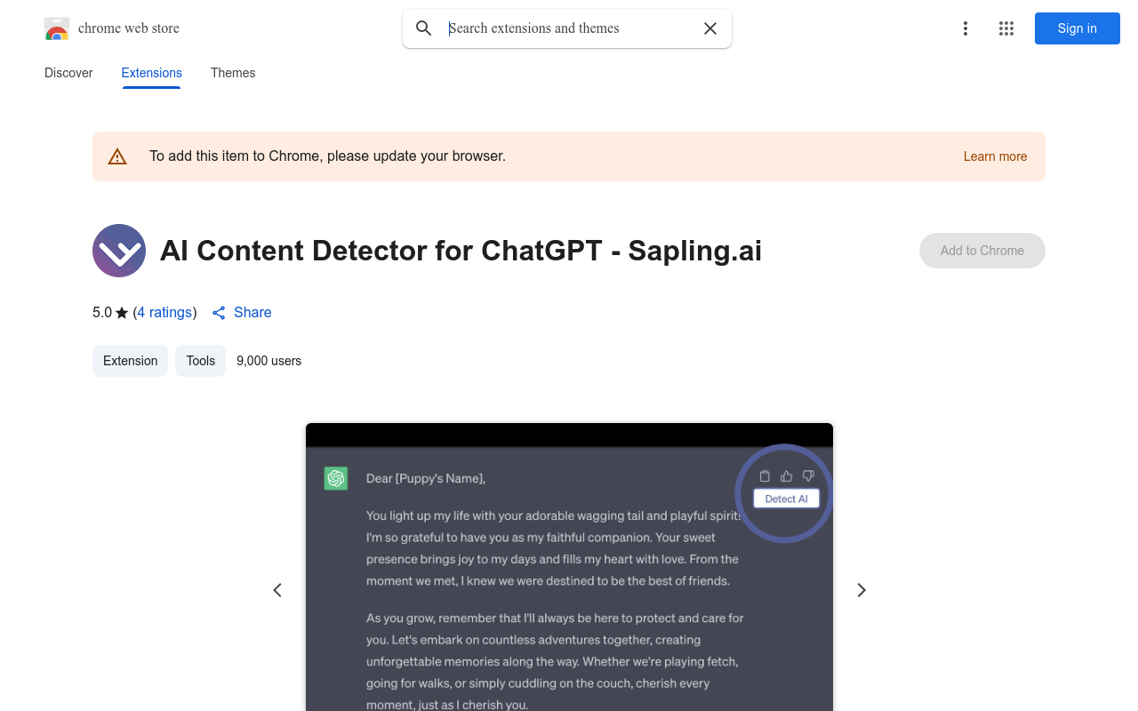AI Content Detector for ChatGPT - Sapling.ai