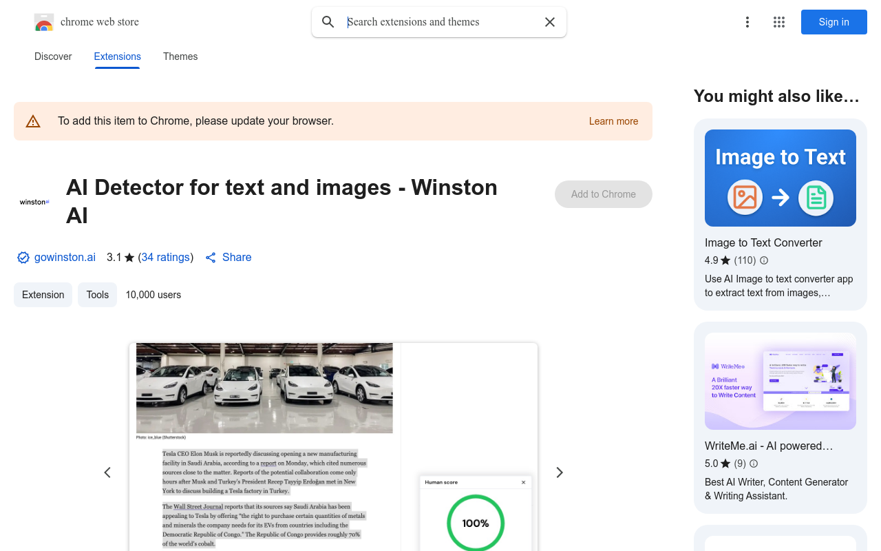 AI Detector for ChatGPT & more - Winston AI