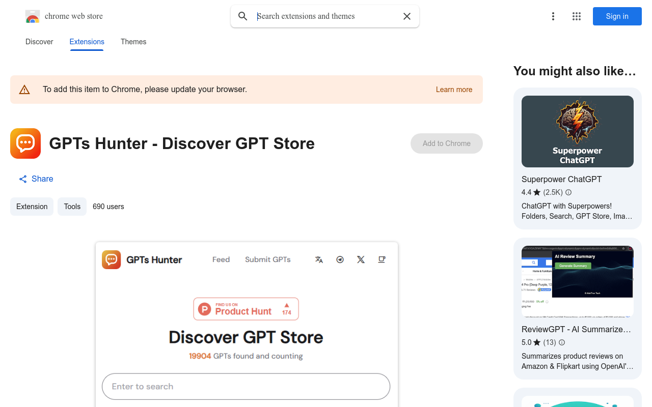GPTs Hunter - Discover GPT Store