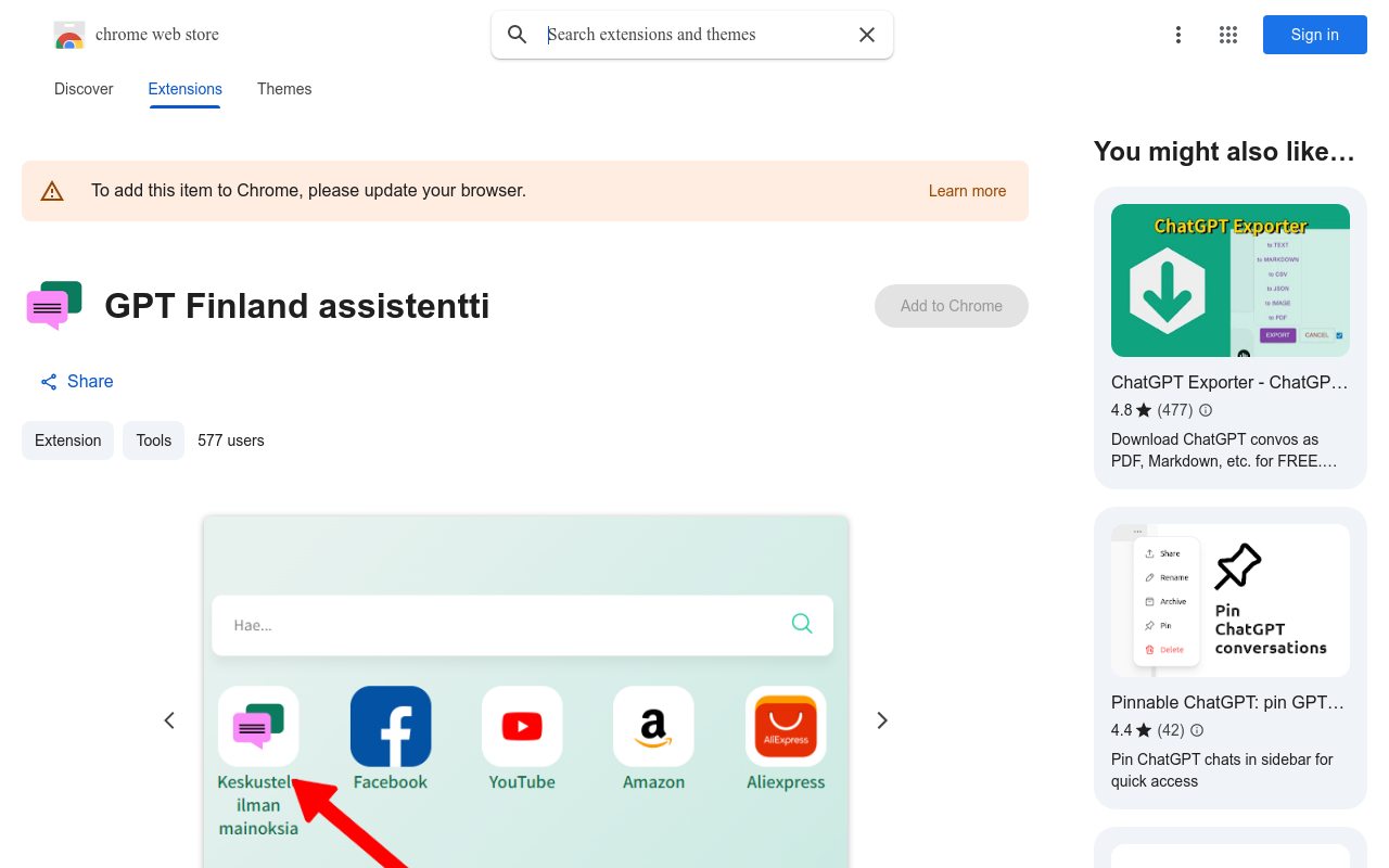 GPT Finland assistentti