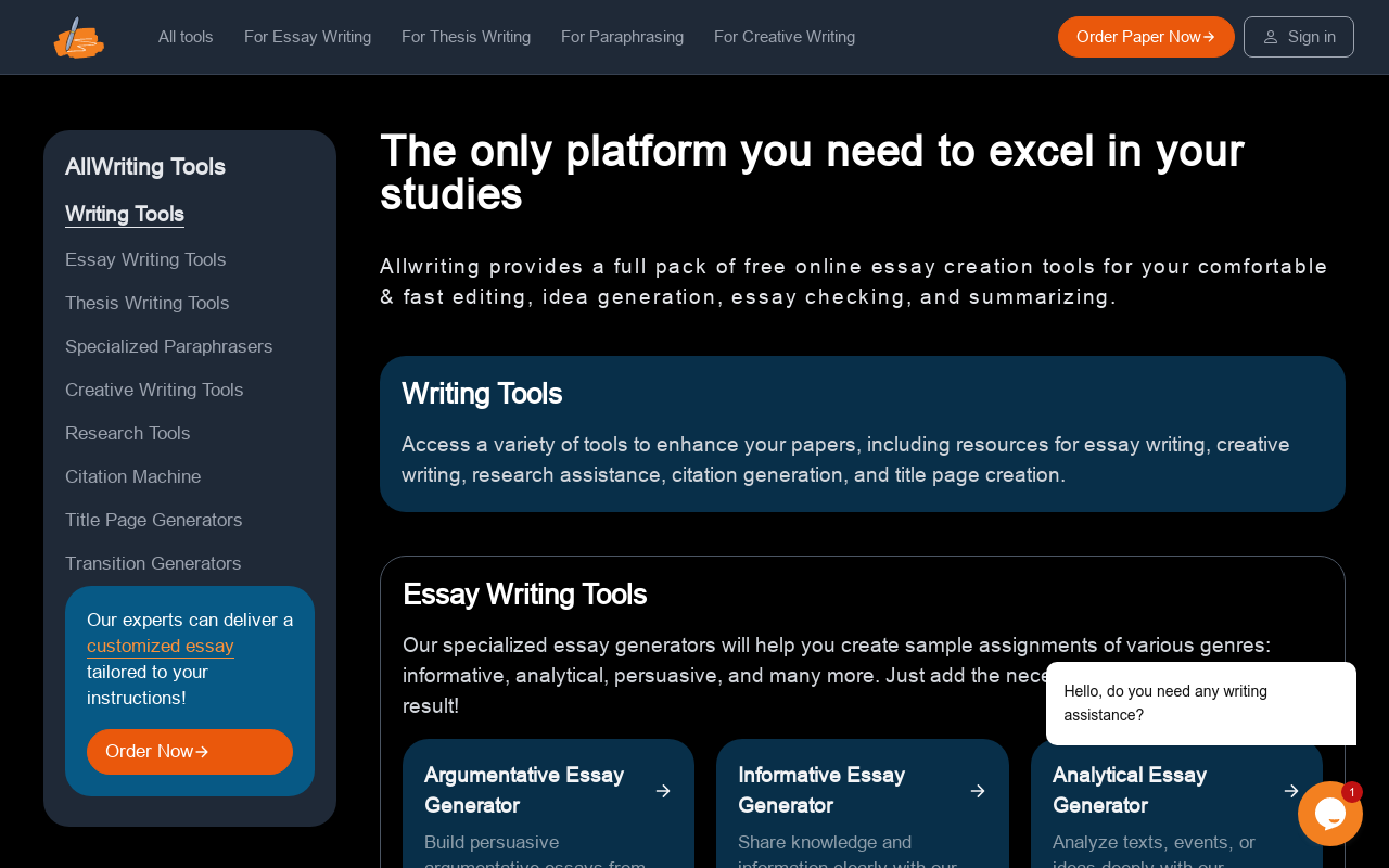 AllWriting