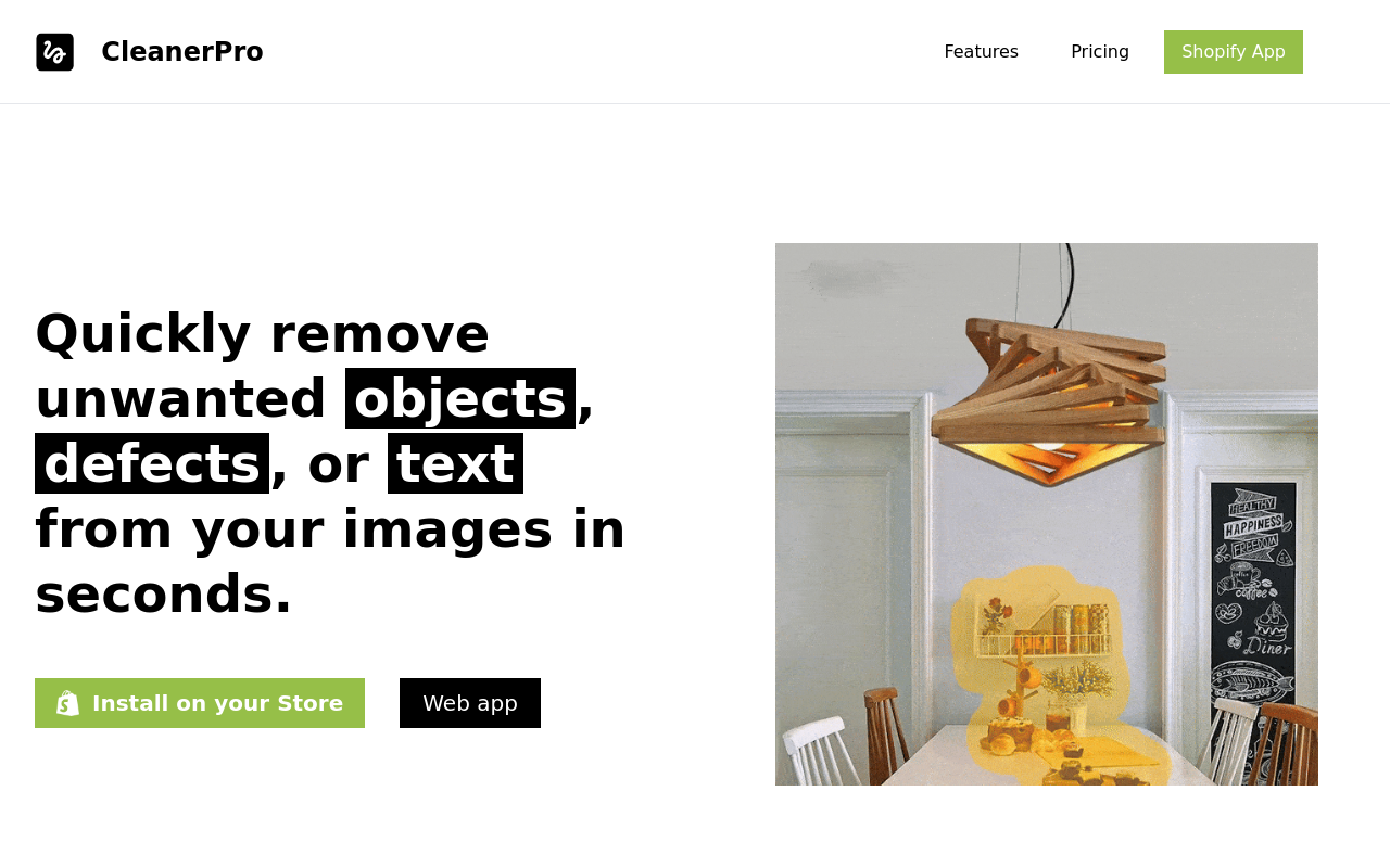 CleanerPro Image Editor