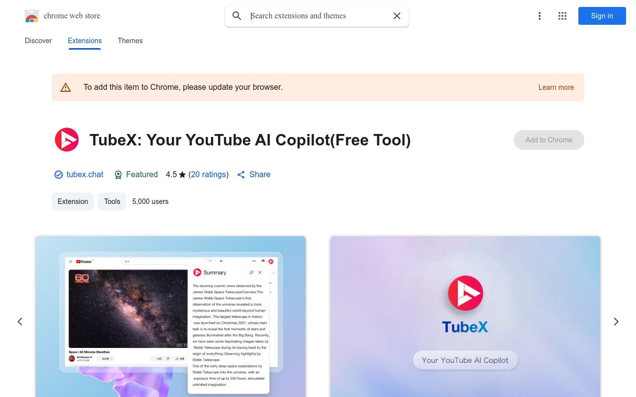 TubeX: Your YouTube AI Copilot(Free Tool)