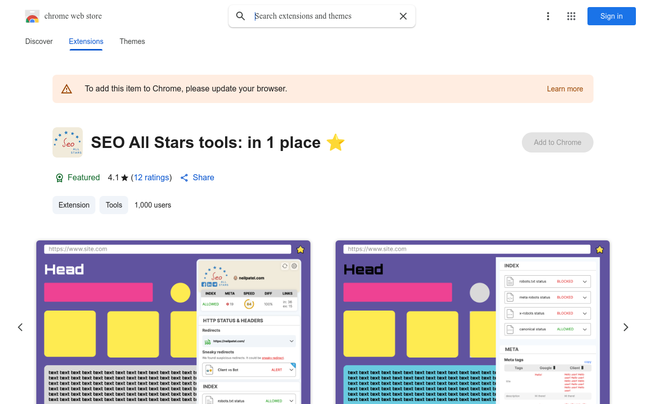 SEO All Stars tools: in 1 place ⭐️