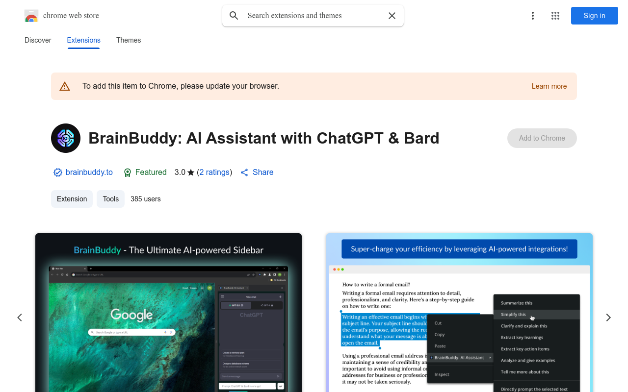 BrainBuddy: AI Assistant with ChatGPT & Bard