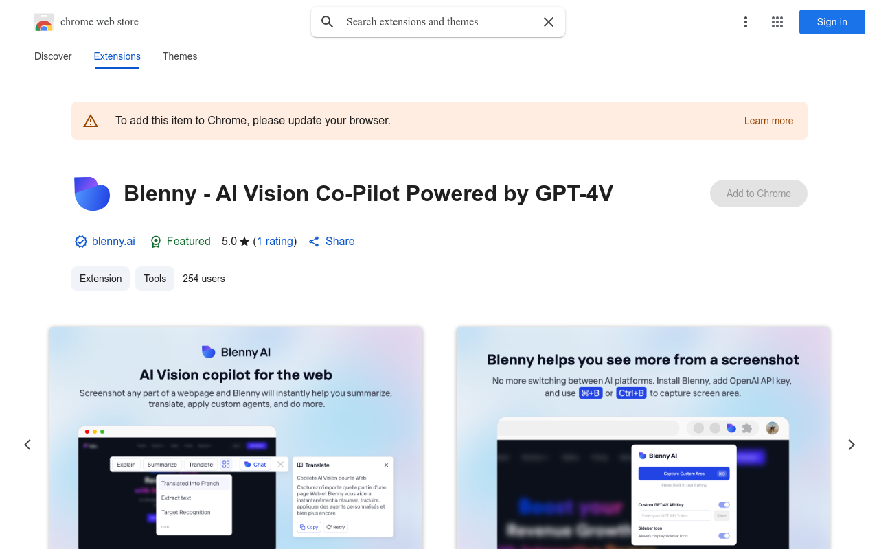 Blenny - AI Vision Co-Pilot Powered by GPT-4V