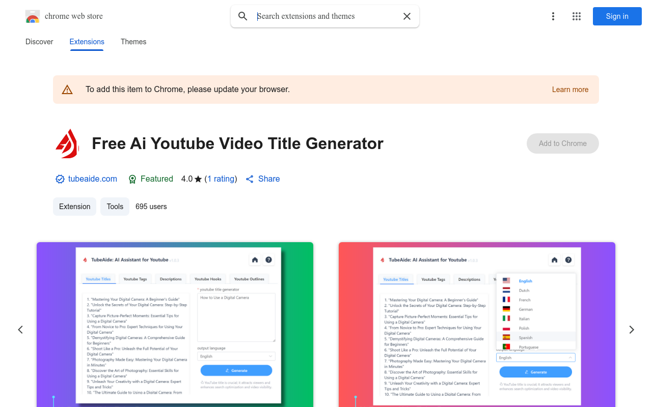 Free Ai Youtube Video Title Generator