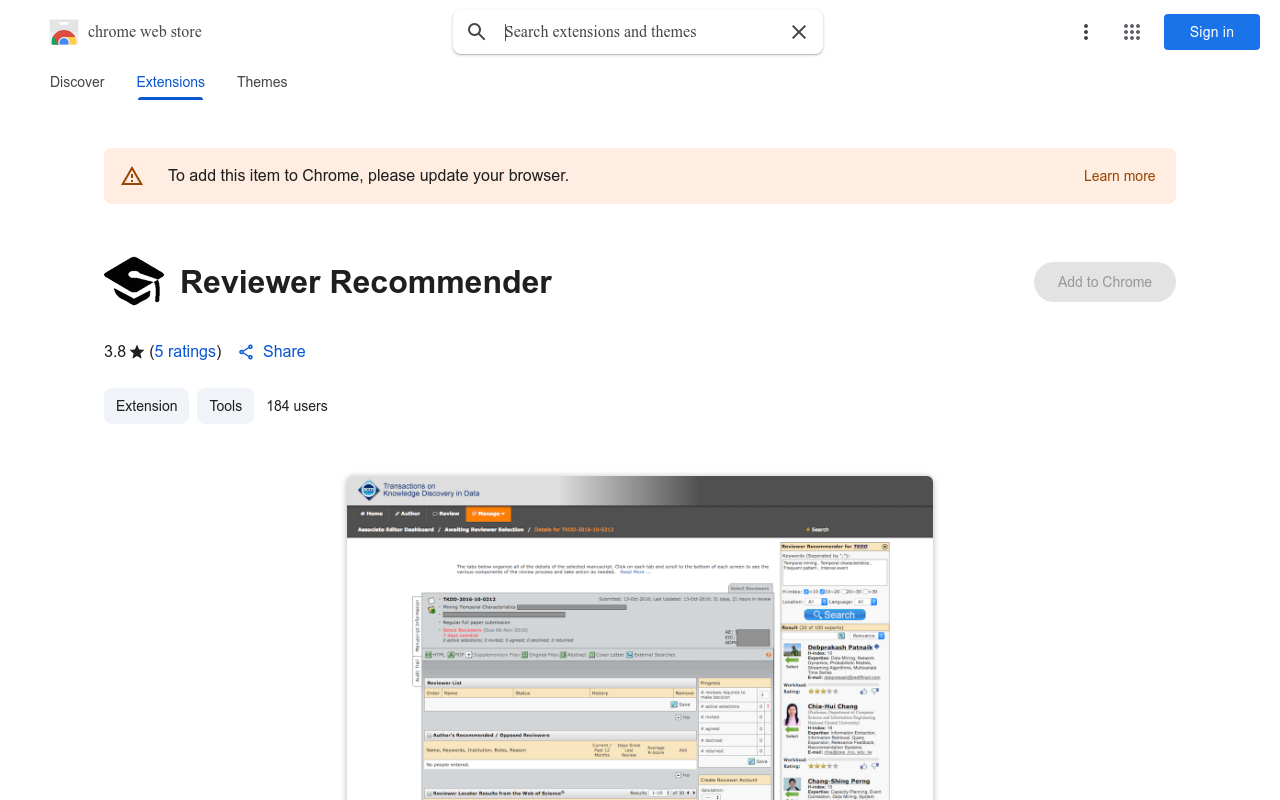 Reviewer Recommender
