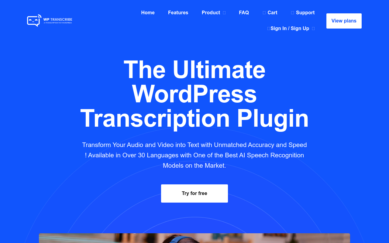 WordPress AI Audio/Video Transcriber