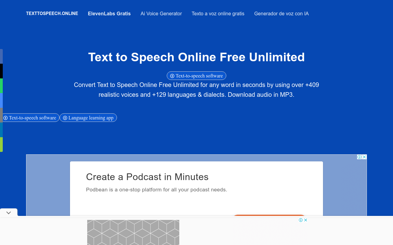 Text to Speech Online