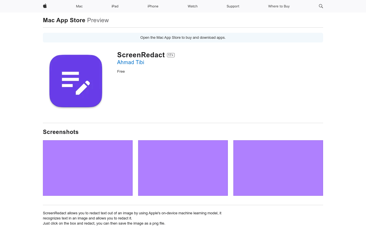 ScreenRedact