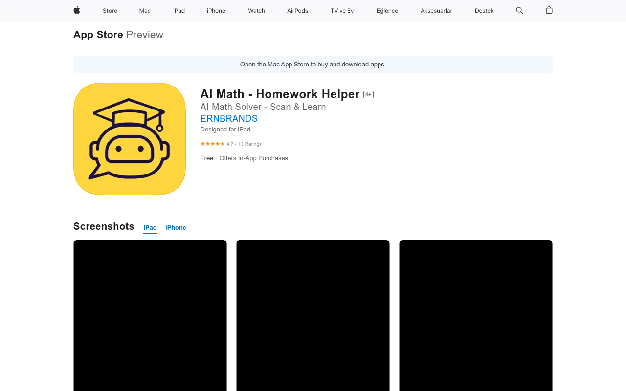 AI Math Homework Helper