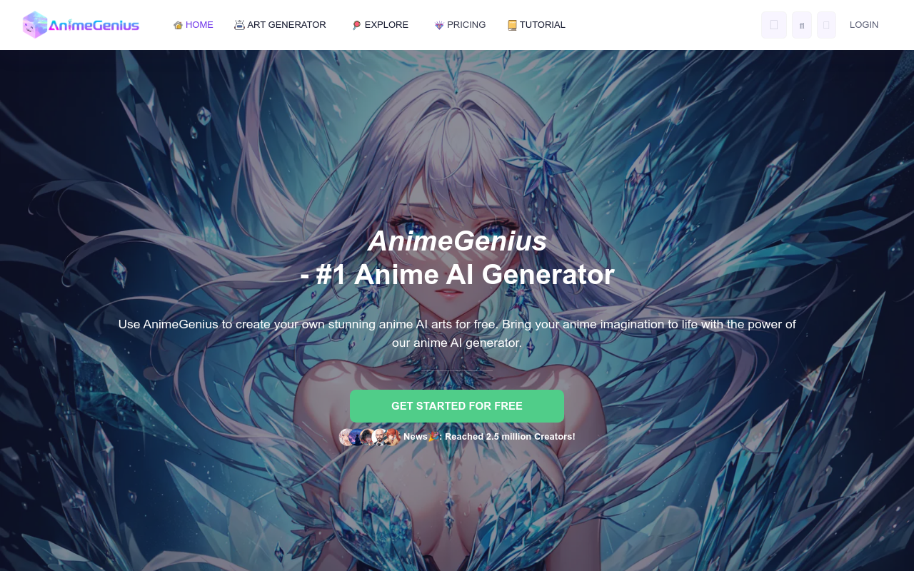 AnimeGenius - Anime AI Generator