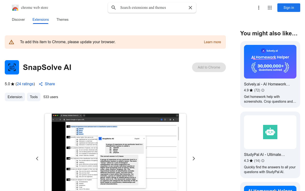 SnapSolve AI