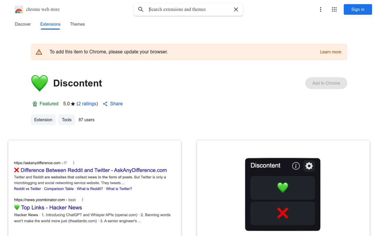 Discontent