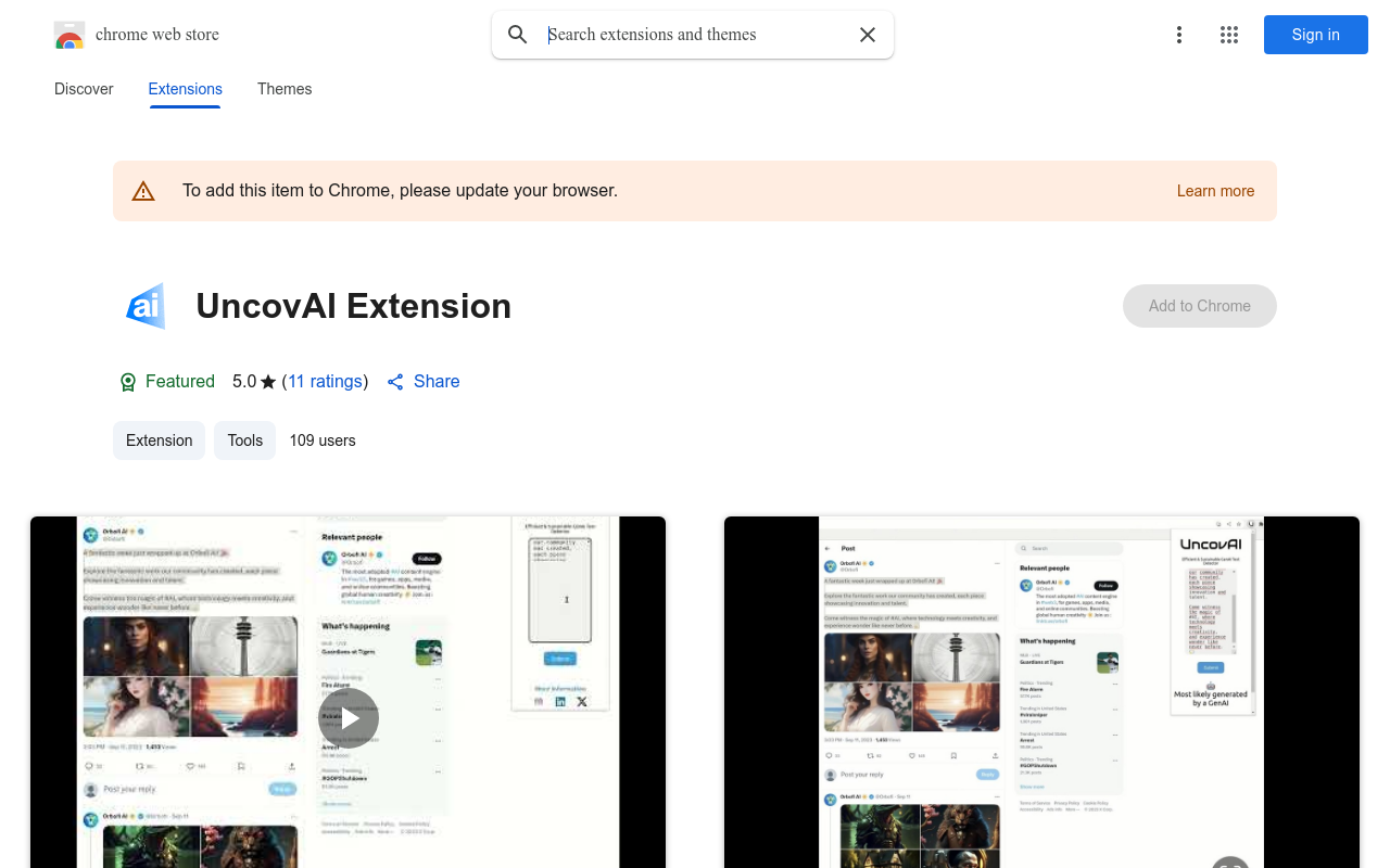 UncovAI Extension