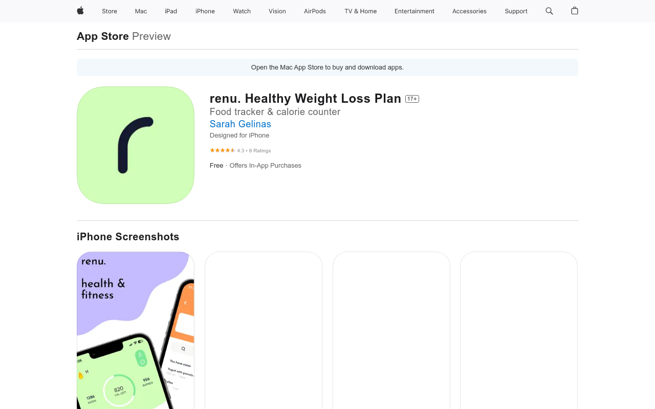 renu. Weight Loss Assistant