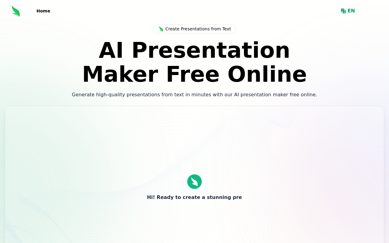 Slides.bot: AI Presentation Maker Free Online