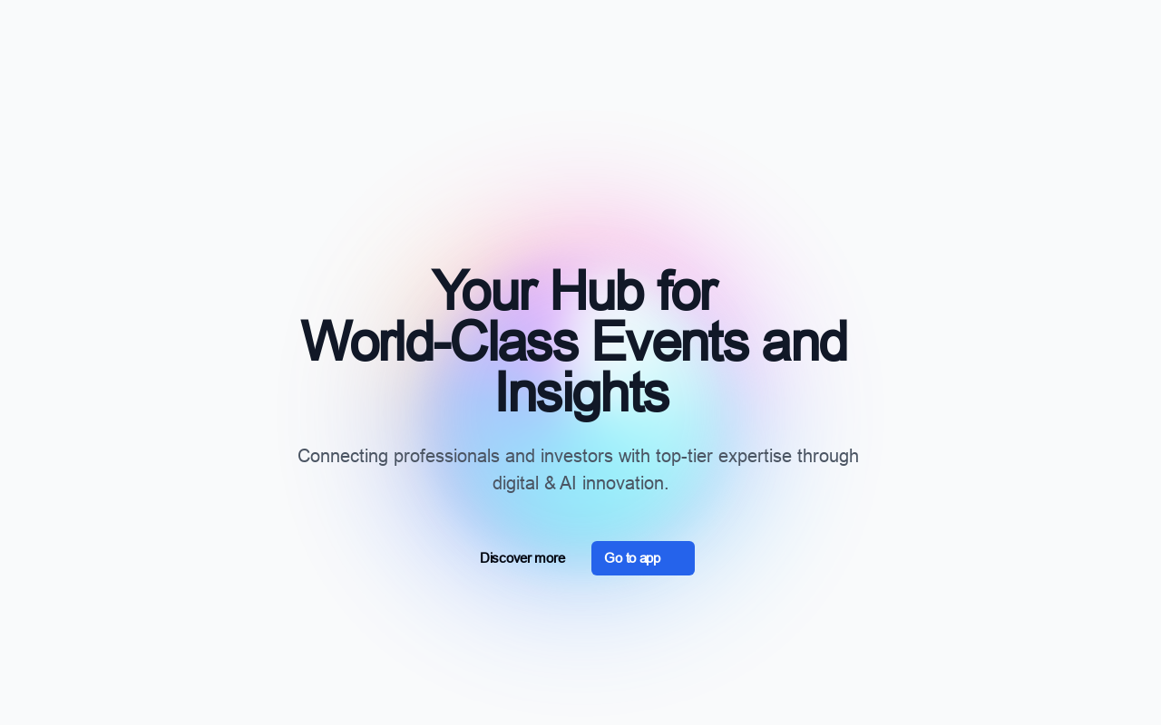 InfinityConnect Web3 AI Expert Network