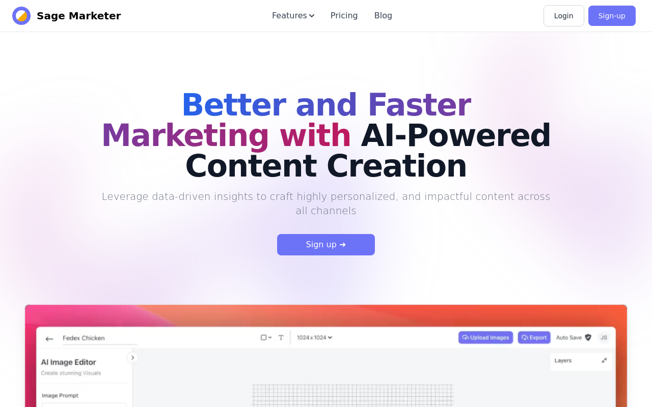 Sage Marketer Data