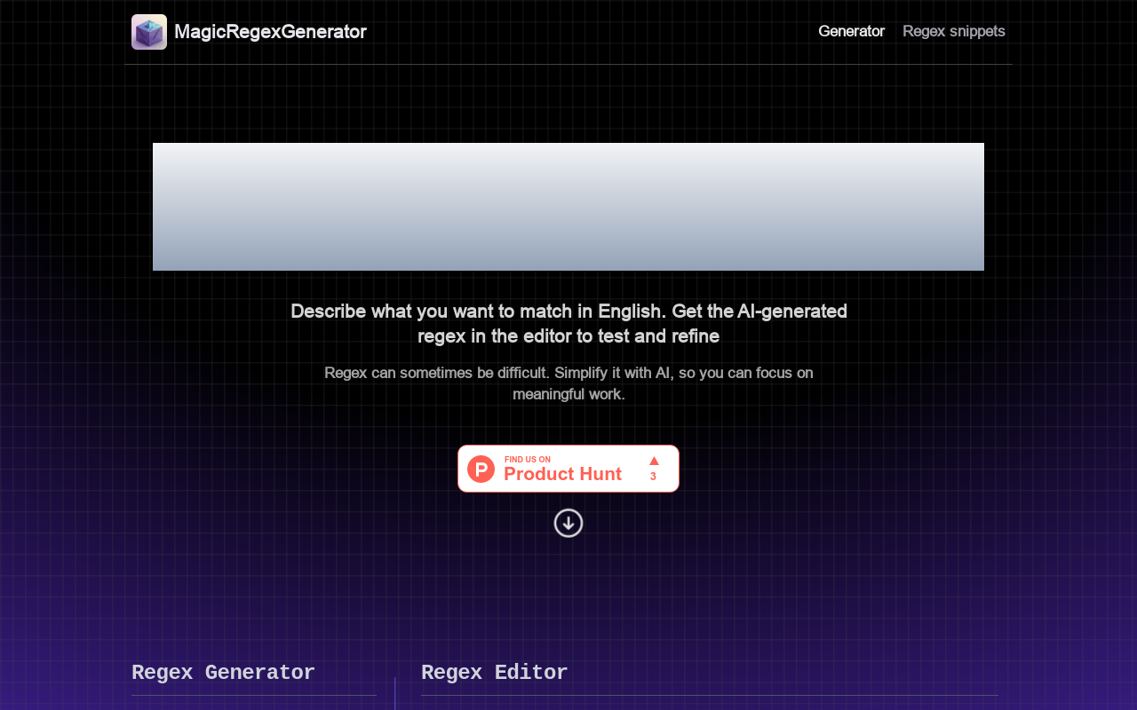 Magic Regex Generator