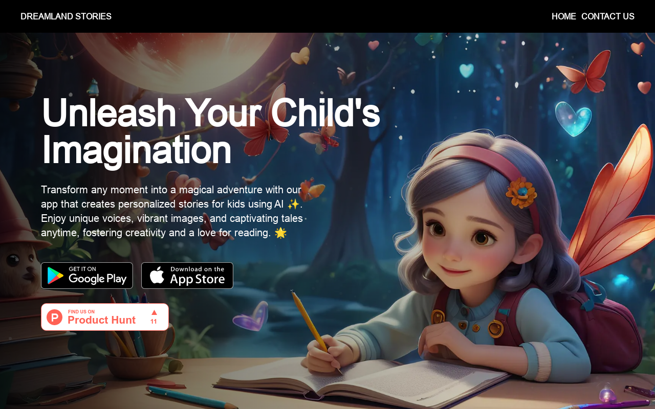 Dreamland: Create Kids Stories