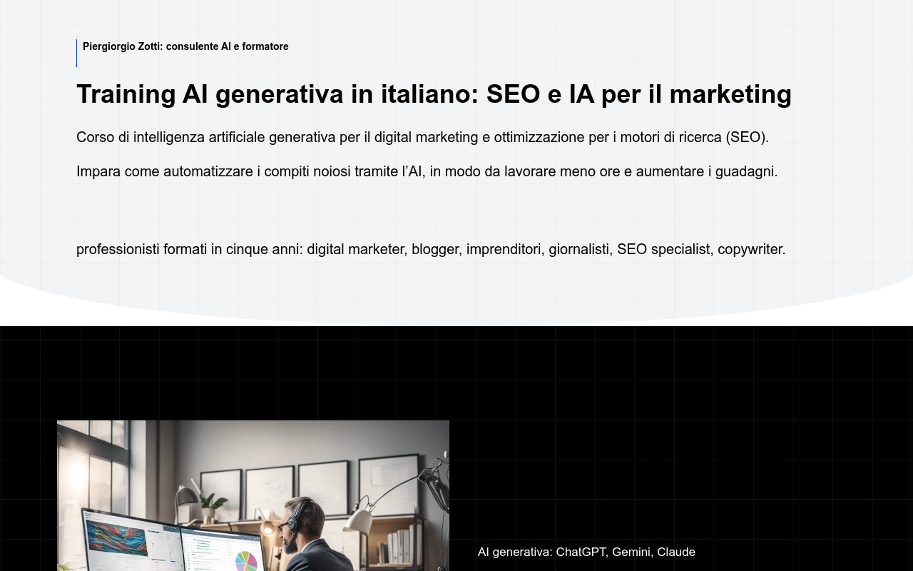 Corso intelligenza artificiale: AI coach