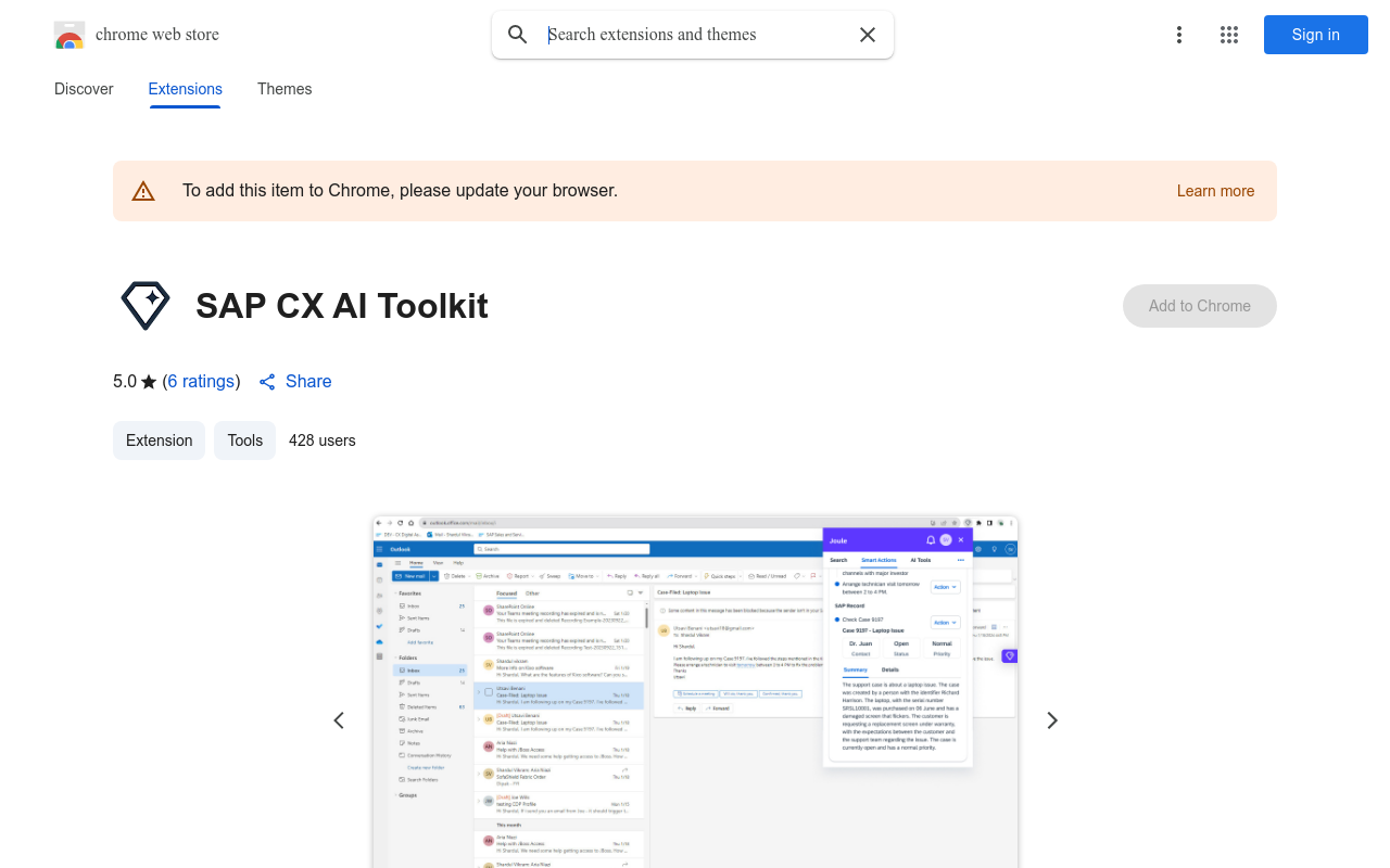 SAP CX AI Toolkit