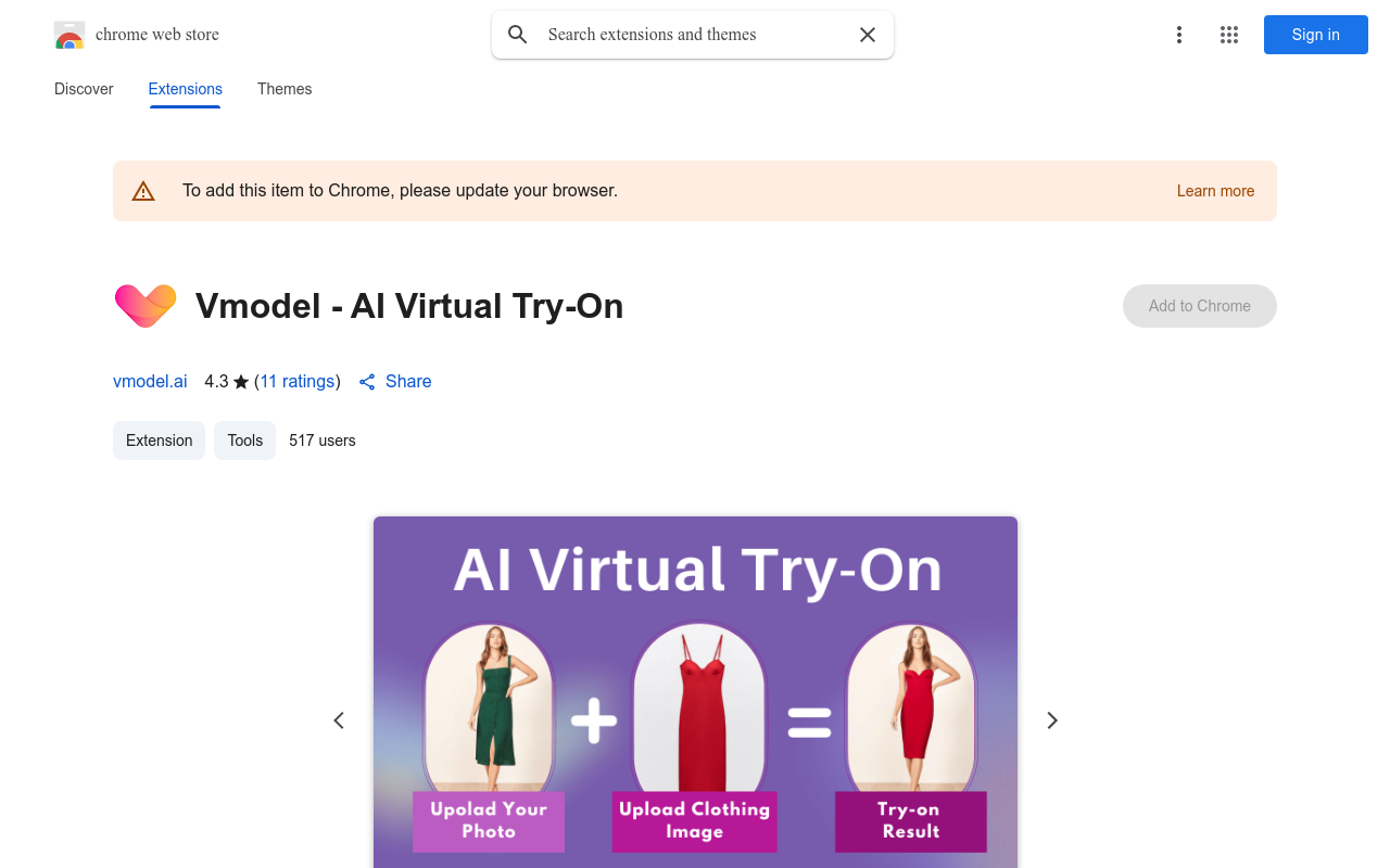 Vmodel - AI Virtual Try-On