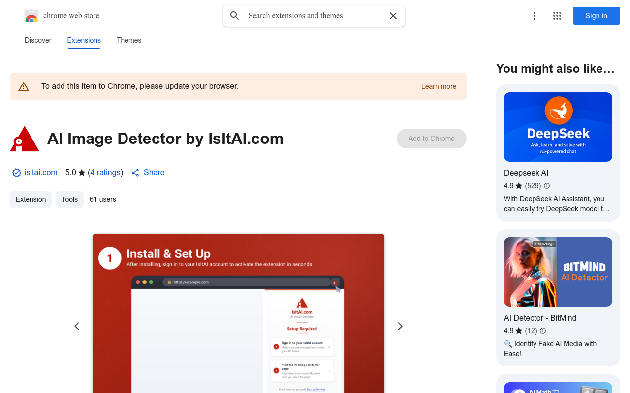 AI Image Detector by IsItAI.com