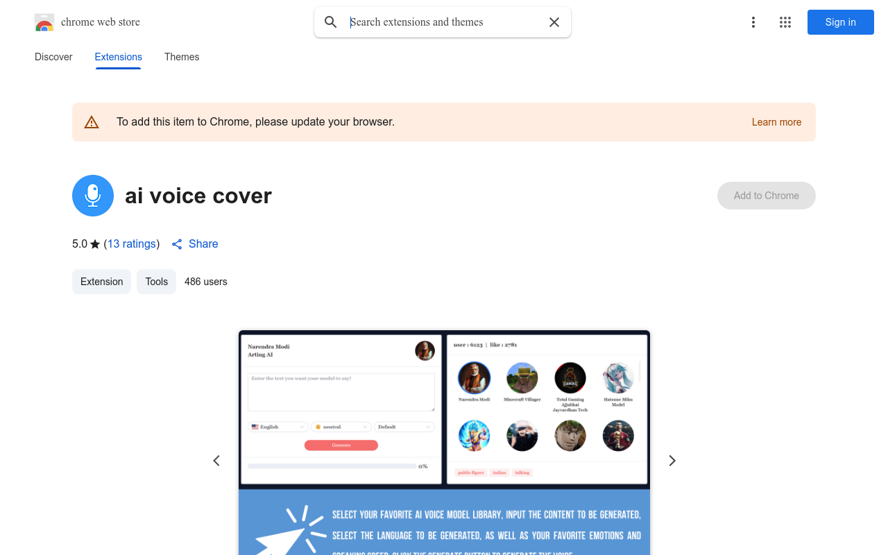 ai voice cover