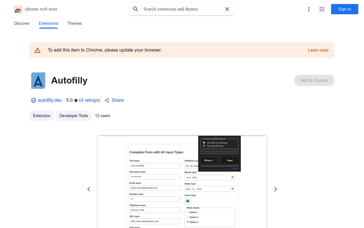 Autofilly
