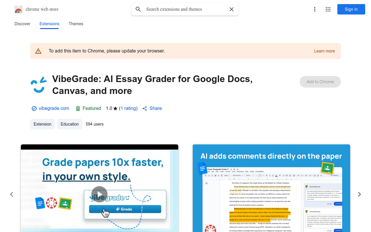 GradeAssist: AI Essay Grading Tools for Google Docs