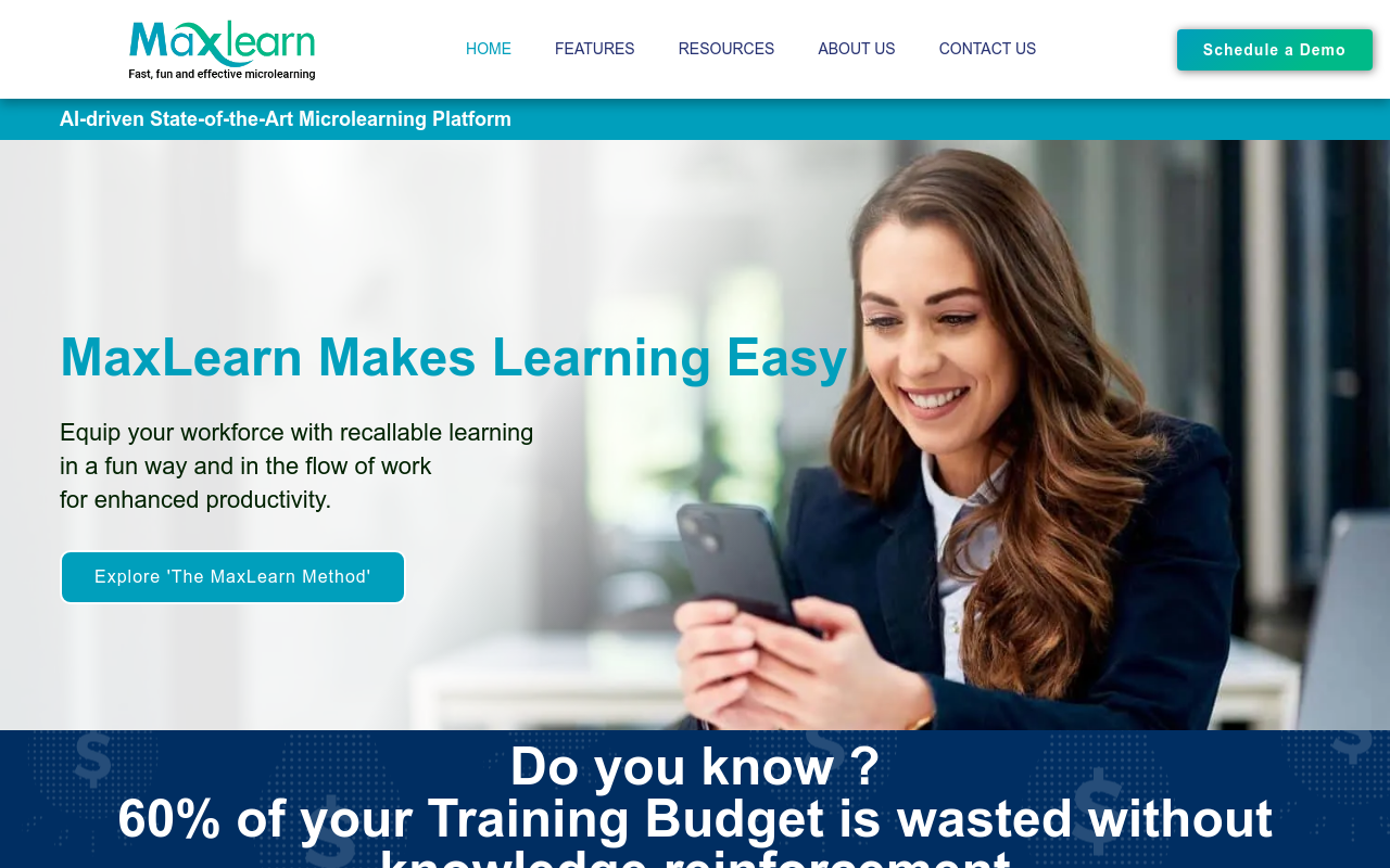 MaxLearn Microlearning Platform
