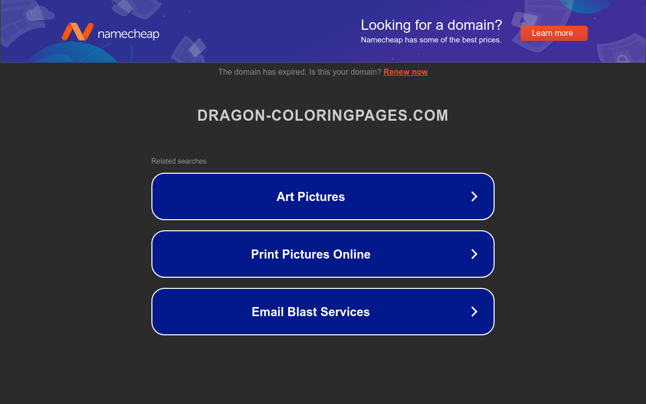 Dragon coloring pages