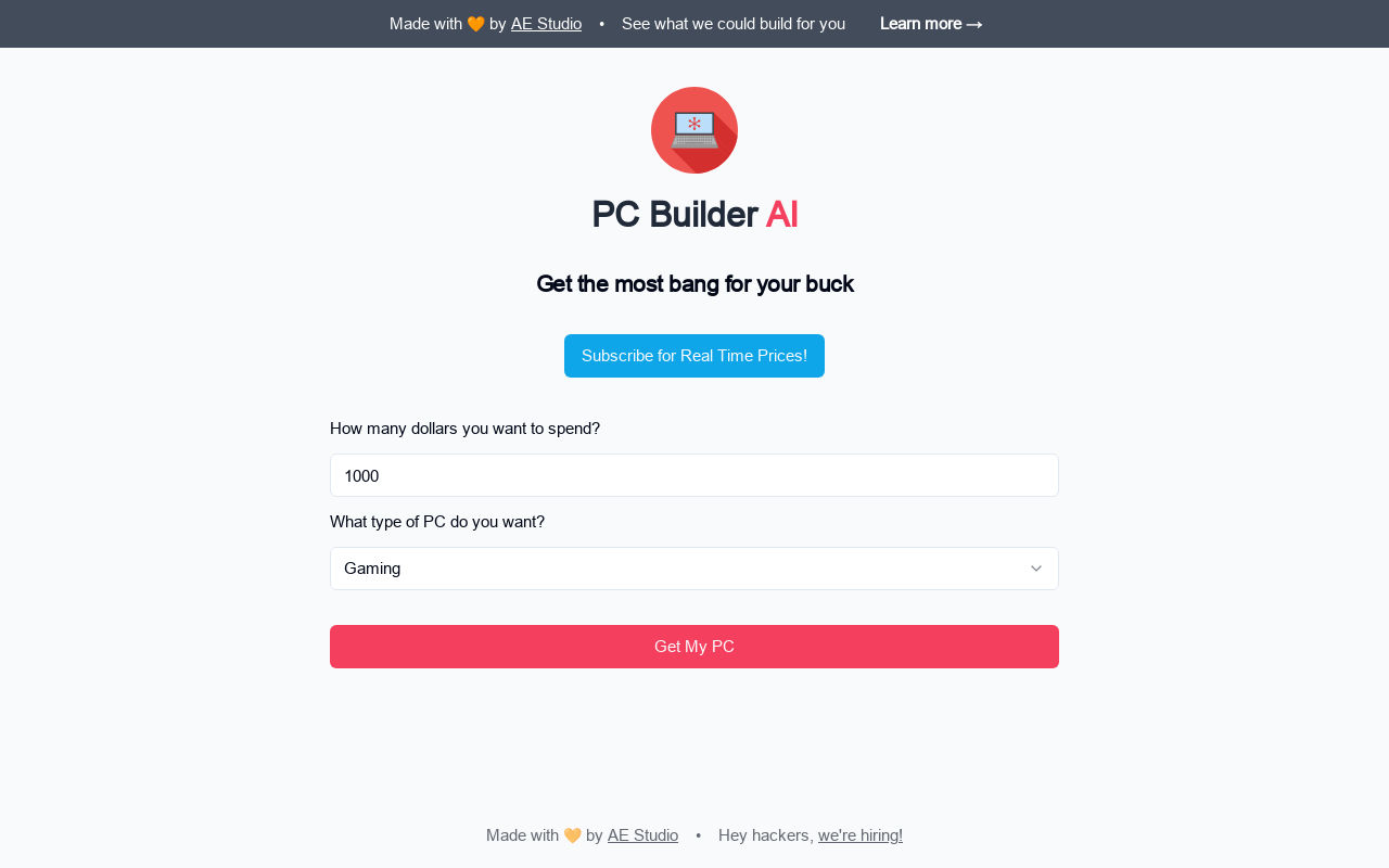 PC Builder AI