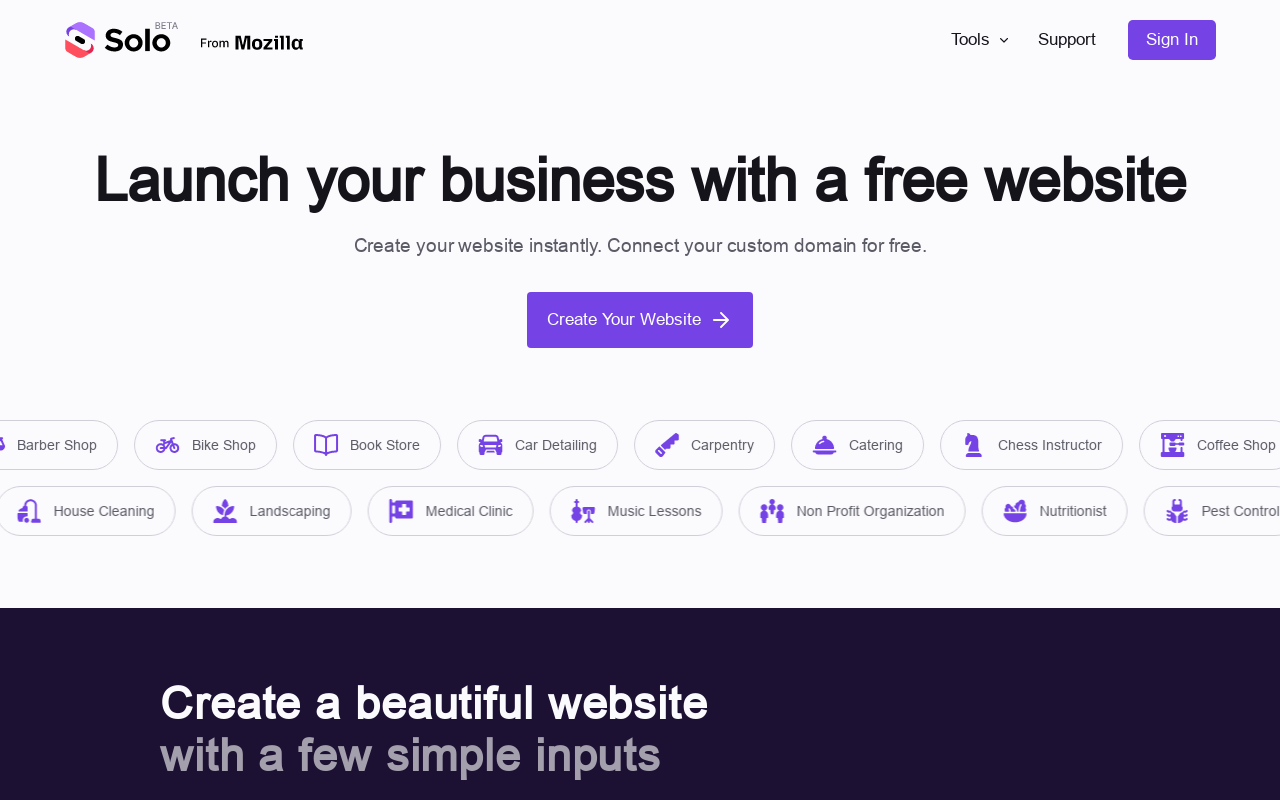 Solo AI Website Creator