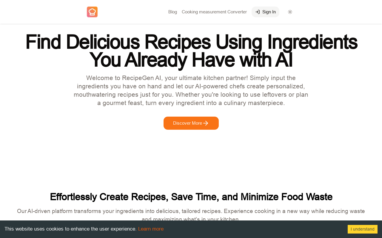 RecipeGen AI