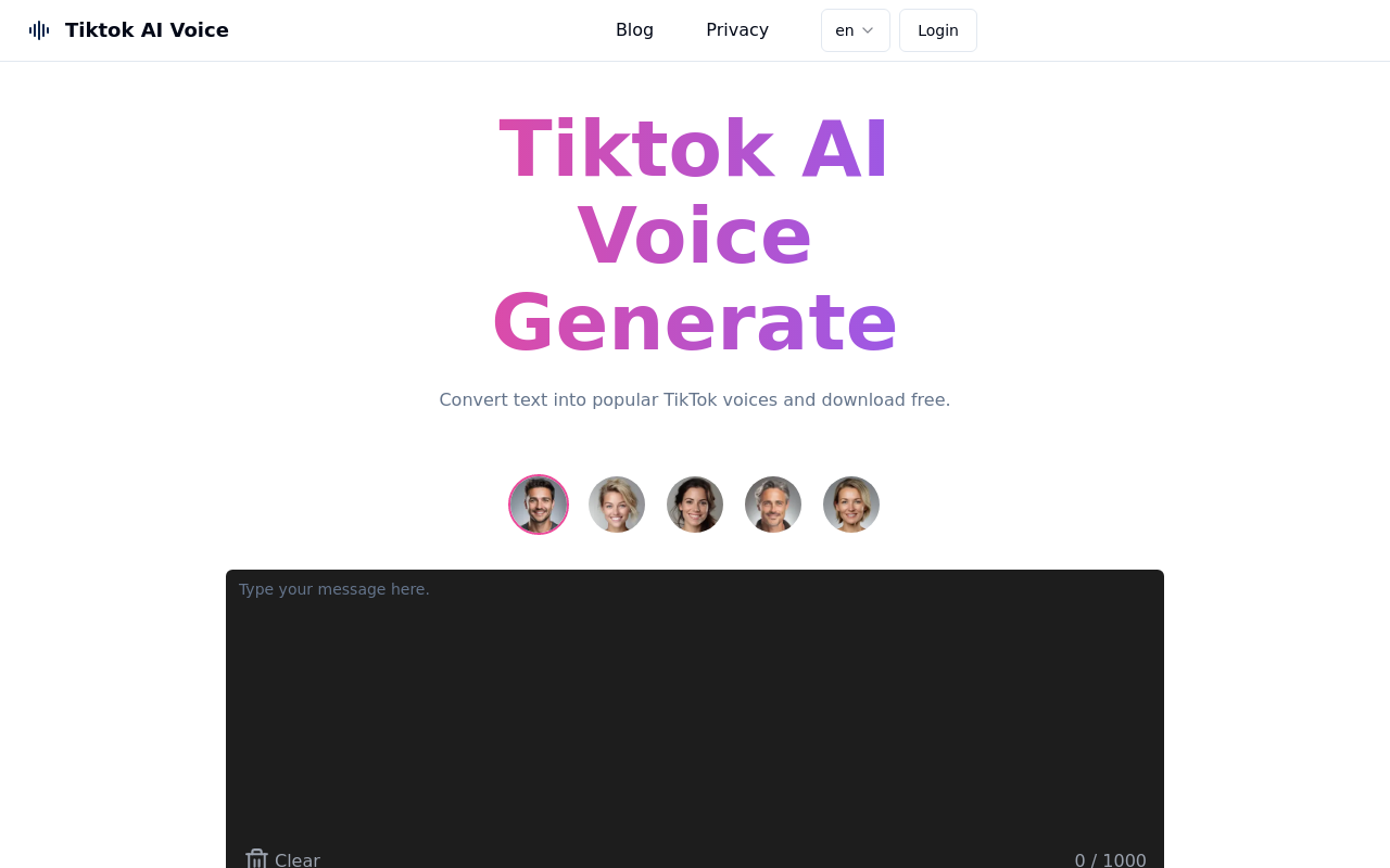 Tiktok AI Voice