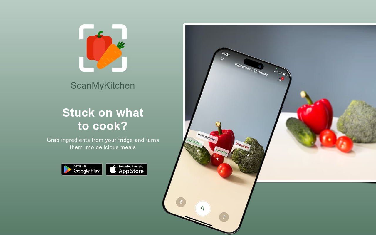 Scan My Kitchen with AI Flavor