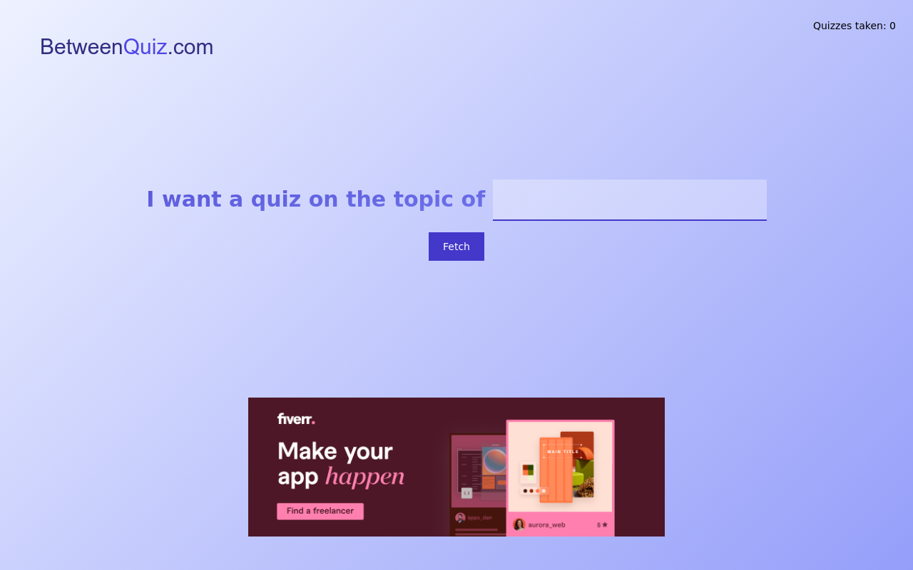 BetweenQuiz