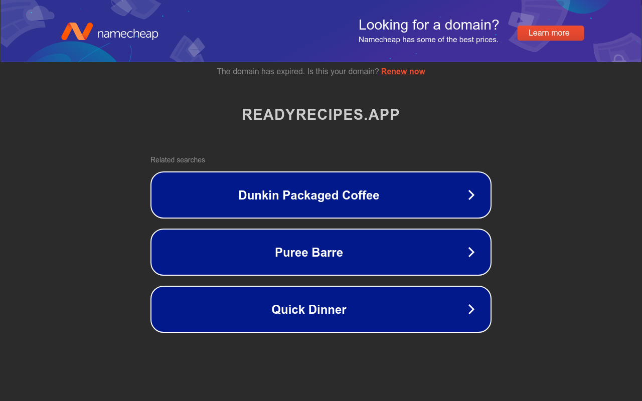 Ready Recipes